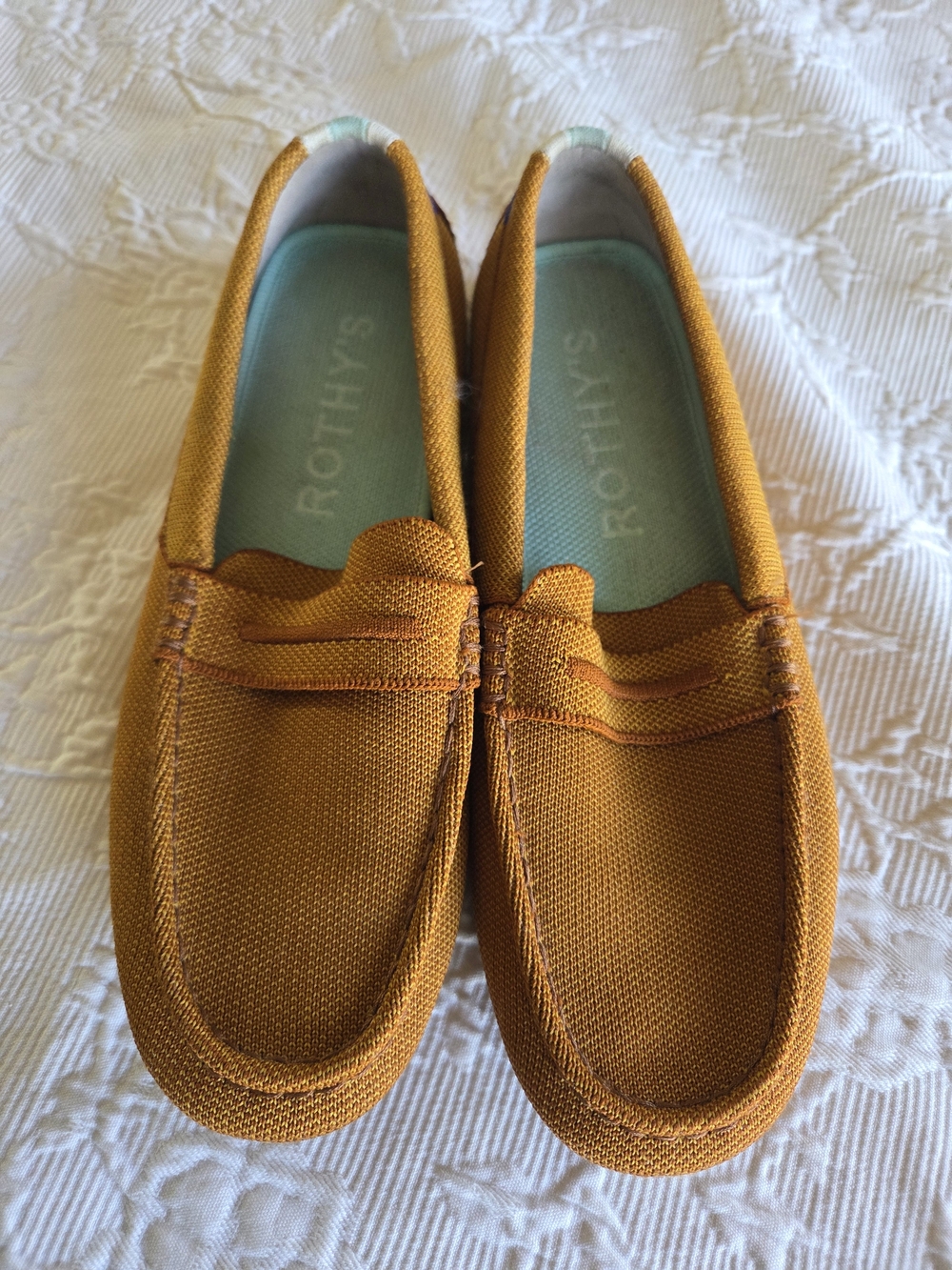 Rothy's | Driver Penny Loafers in Mustard